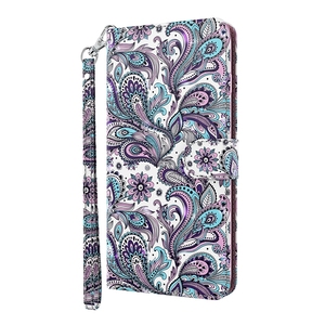 3D Printed Flower Panda Flip case <strong>Pouch</strong> for Samsung Galaxy A23E/S24, for iPhone 14/15 ProMax Wallet Leather case