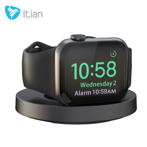 Itian แท่นชาร์จนาฬิกาแม่เหล็กไร้สายตั้งโต๊ะพับได้บางเฉียบแท่นชาร์จสำหรับ Apple iWatch Series 8/7/6/5/4/3/2 /se อัลตร้า - Product Image 1