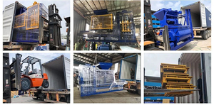 Construcción automática hidráulica comprimida máquina de ladrillo entrelazado precio bloque de hormigón que hace la máquina - Product Image 4
