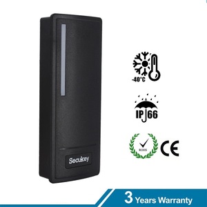 Lector de control de acceso RFID wiegand NFC, para MIFARE 13,56 Mhz 7 bytes 4 bytes UID Classic EV1 1K, tarjeta - Product Image 6