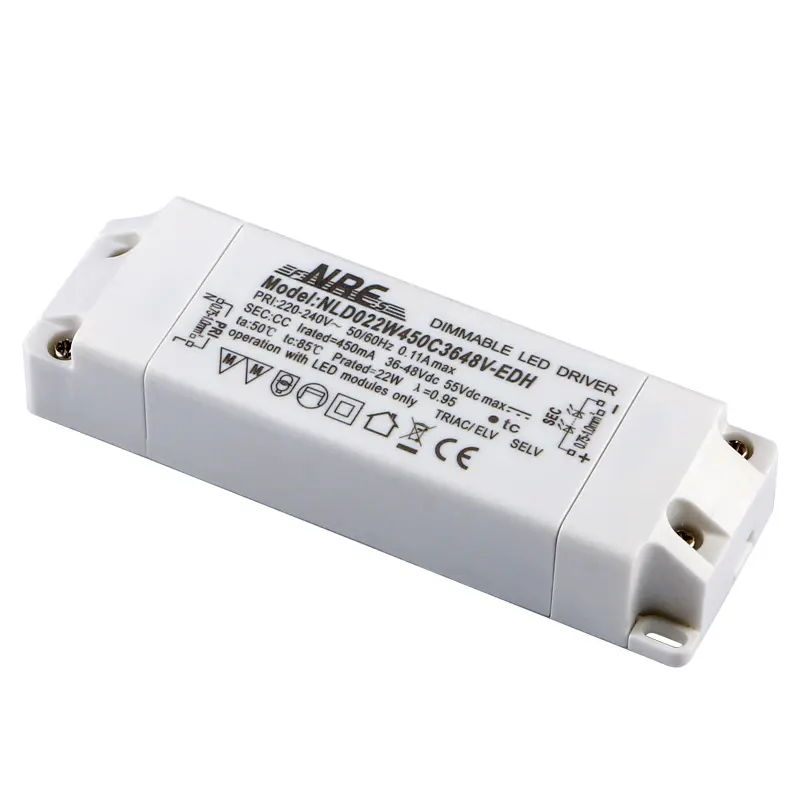Controlador Led regulable Triac para iluminación de baja tensión, minicontrolador de voltaje constante de 12w, 20w, 30w, 40w, 60w, 80w, CC de 12v, 24v, 0.5a