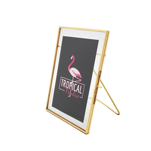 Bán Nóng Cá Nhân Hóa Đơn Giản Hiện Đại Gấp Hình Ảnh Khung Vàng Kính Xoay Tình Yêu Khung Ảnh Quà Tặng - Product Image 5