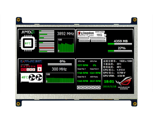 7 zoll 1024x600 TN LCD Raspberry Pi 3/3b +/4B HD Display monitor für audio kanal control systeme - Product Image 1