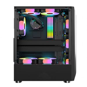 Bunte RGB-Computer komponenten Gaming PC-Gehäuse - Product Image 4