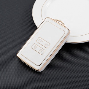 Gold Edge TPU <strong>Key</strong> Cover for Renault Koleos Megane Talisman <strong>Espace</strong> Kadjar Megane Captur <strong>Key</strong> Cover Protective Case - Product Image 2