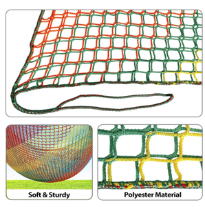 Multicolored Playground 6.5' X 9.8' Double Layers Climbing Cargo Safety <strong>Net</strong> for Kids Tree House Obstacle Training Back <strong>Yard</strong> - Product Image 4