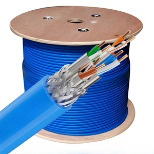Prezzo di fabbrica Cat5 Cat5e Cat6e Cat6A Cat7 UTP FTP SFTP cavo di rete rete Patch LAN cavo 305m 23awg RJ45 rame nudo - Product Image 3
