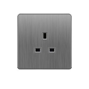 Enchufe conmutado multifunción 13a con accesorios eléctricos de neón, interruptor de pared de fábrica, interruptor de luz, enchufe eléctrico