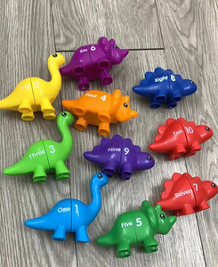 子供教育玩具カウント恐竜マッチングレターナンバーカラー形状仕分けゲーム早期学習玩具ギフト - Product Image 5