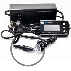 Thông minh tạm thời điều khiển cho bò sát sưởi ấm DTC-120 PID mờ nhiệt với kép mờ, ngày-đêm Temp Ctrl & hẹn giờ ổ cắm - Product Image 2