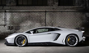 LP700 vücut kiti yükseltmeleri için yeni ZNDR NIVO tarzı karbon Fiber tampon yan etek difüzör Spoiler kendinden yapışkanlı - Product Image 5