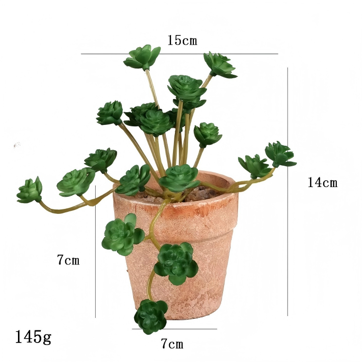 Fy5031e-dark green small ball rose handle no2 pulp planter