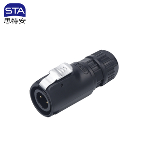 Conector de conexión rápida de tamaño LP12 M12, enchufe de aviación de brida cuadrada de 2-8 Pines, enchufe macho hembra para sistema de energía Solar a prueba de agua - Product Image 4