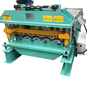 High Quality Model 840 Bamboo Design Steel Step Glazed Tile Roll Forming Machine PLC Control <strong>System</strong> Bearing Core Building - Product Image 1