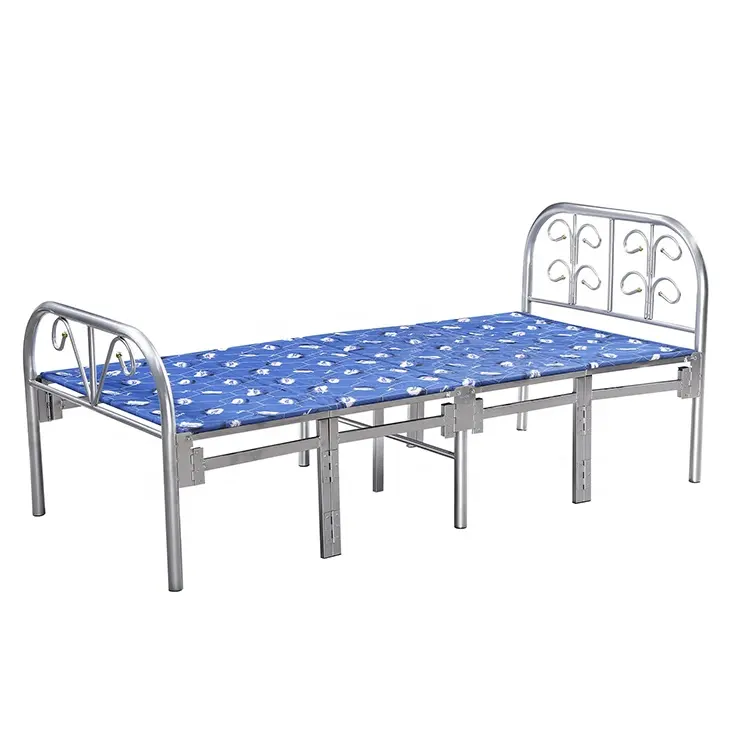 Bedroom furniture modern best quality horizontal portable metal folding bed supplier