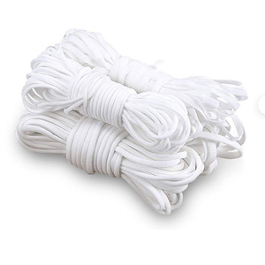 Gacent工厂定制弹力强大圆形和扁平弹性耳挂字符串 - Product Image 1