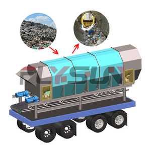 Di Động Tự Động Chất Thải Phân Loại Hệ Thống Thành Phố Chất Thải Rắn Tách Máy Xử Lý Rác Thải Thiết Bị - Product Image 1