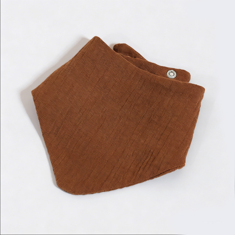 Serviette triangle uni couleur curry