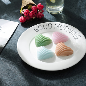 Factory Free Sample 4 Hole <strong>Shell</strong> <strong>Shape</strong> Silicone Cake Mold Silicone Candle Molds <strong>Soap</strong> Making Molds Resin Bp Free Silicone - Product Image 5