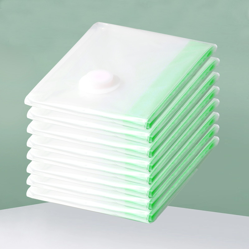 Transparent with green edge