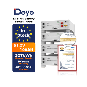 Deye Se-G5.1 pro-b ab stokta 10 yıl garanti Lifepo4 51.2V Solar güneş enerjisi 6000 + çevrim ömrü depolama aküsü - Product Image 1