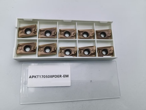 Bền PVD tráng tungsten carbide indexable phay chèn APKT170508PDER-EM cho thép không gỉ gia công CNC cắt kim loại - Product Image 2