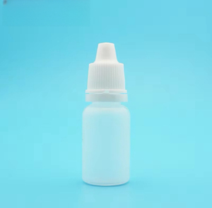 白色透明低密度聚乙烯挤出塑料滴管瓶5毫升和10毫升滴眼瓶篡改密封螺帽 - Product Image 2