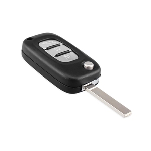 3 düğmeler FOB katlanır anahtar vaka yedek uzaktan araba anahtarı kabuk araç tuşları Renault Clio Kangoo için kontrol - Product Image 2