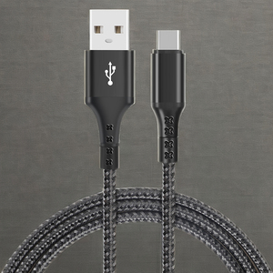 厂家批发USB C型快速充电数据编织鱼网设计尼龙1m价格便宜三星安卓设备 - Product Image 3