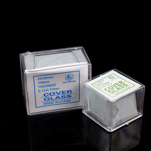HAIJU LAB Different <strong>Sizes</strong> <strong>Microscope</strong> Glass Cover <strong>Slides</strong> for Basic Biological Science Education - Product Image 5