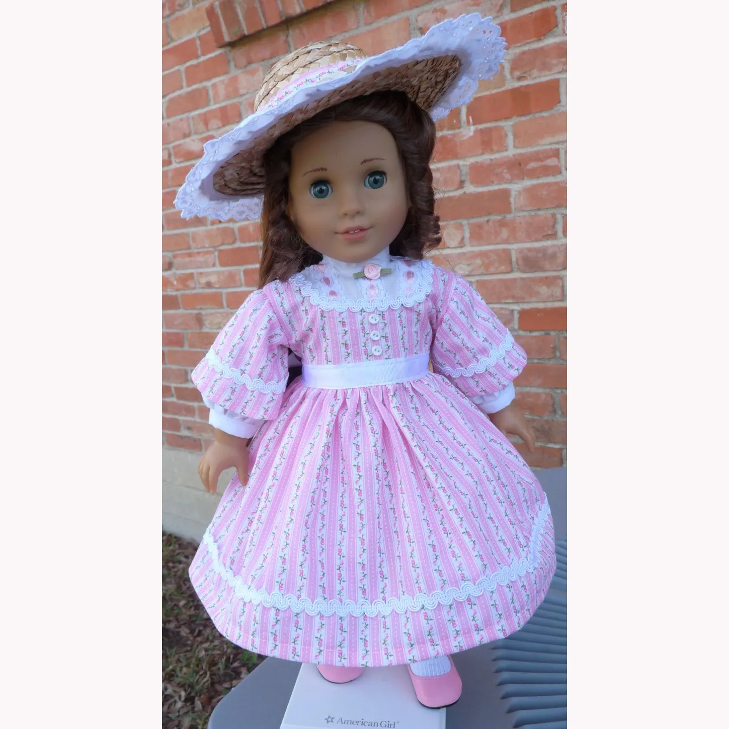 China fabricante de roupas por atacado personalizado roupa da boneca baby doll vestido roupa da boneca americana