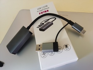 USB3.0 TYPE-C <strong>to</strong> RJ45 1000Mbps Network Card for PC - Product Image 3