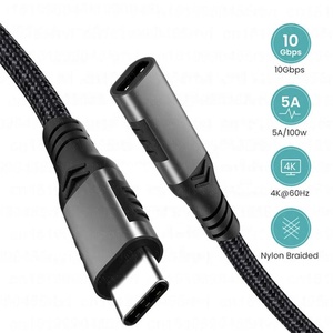 Xput 10Gbps HD 4K 60Hz USB3.1 USB 3.1 Gen2 USB Type-C ตัวผู้ไปยัง Type-C ตัวผู้เป็นตัวแปลงสายวิดีโอข้อมูล USB-C ตัวเมีย - Product Image 2