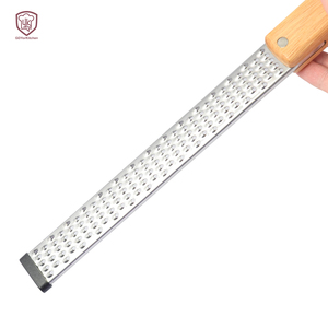 Profesyonel paslanmaz çelik peynir Zester limon soyucu çikolata peynir Zester el rende ile ergonomik kolu - Product Image 5