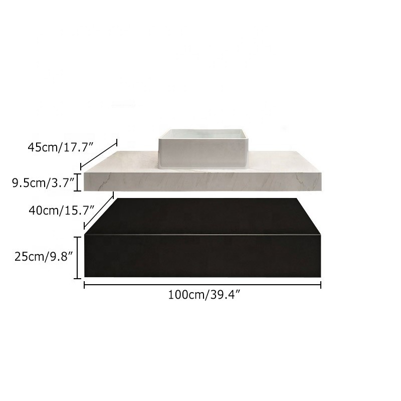40 Inch Black