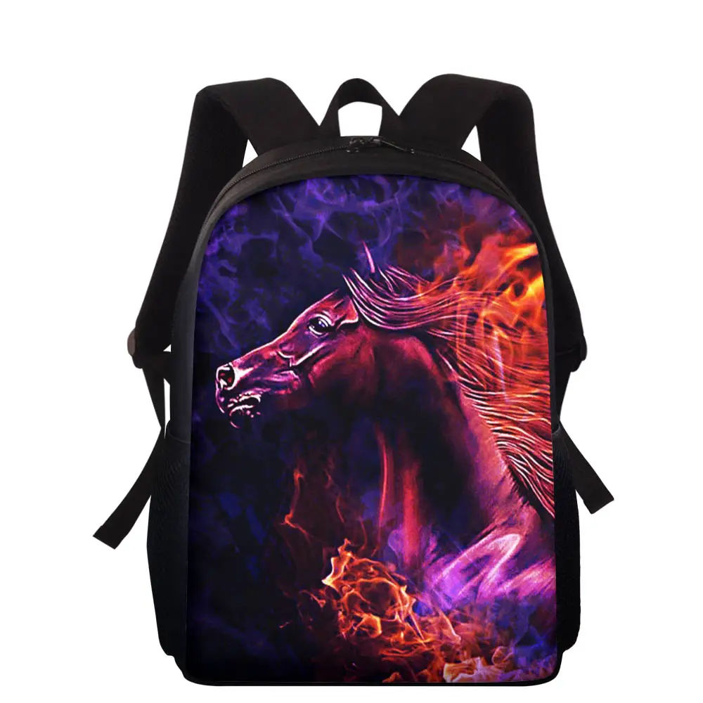 School Bag Animal Horse 3d Printing Laptop Backpacks Large Capacity Book Bags Factory Direct Sales Cute for Adults Wholesale Z87