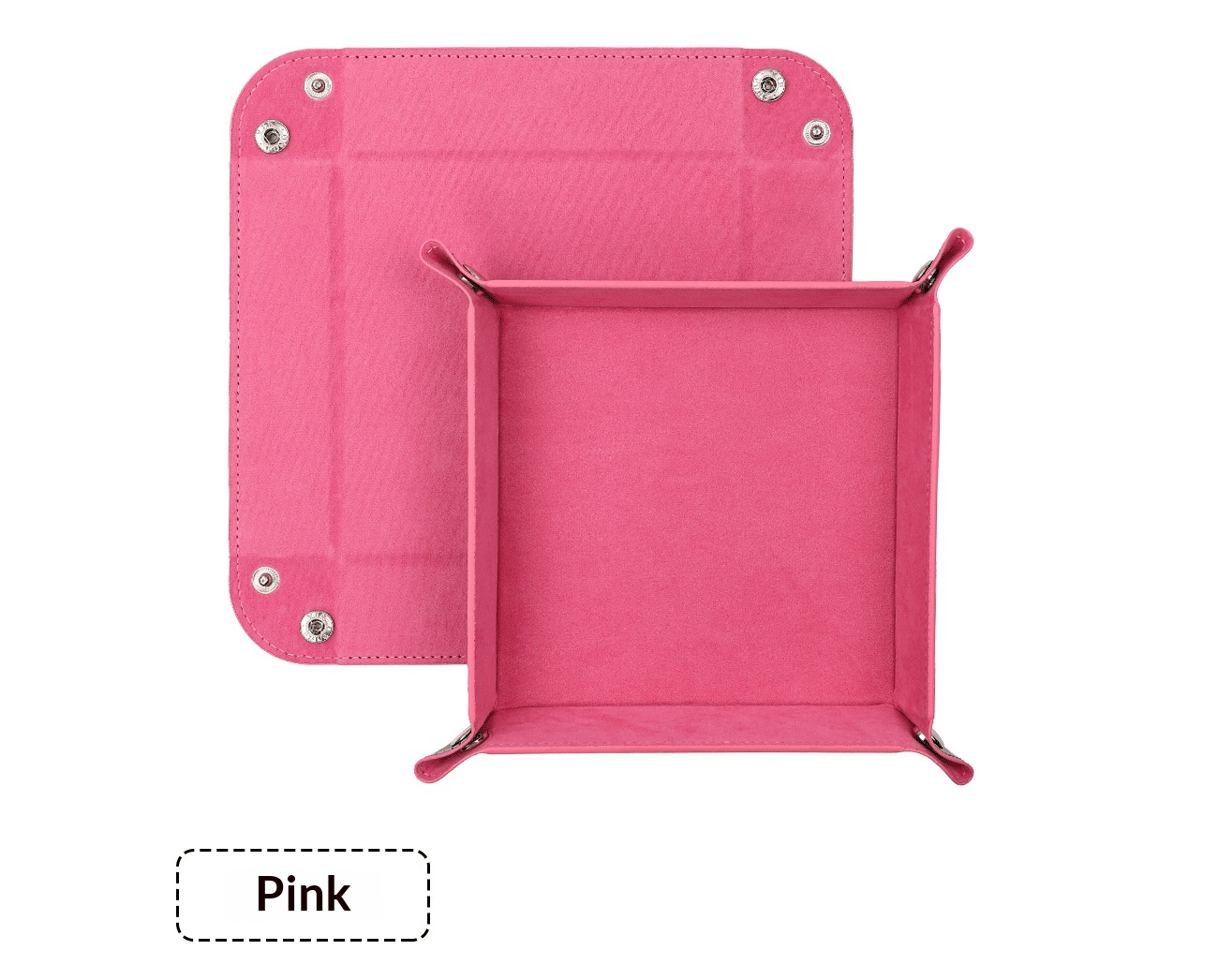 Cuadrado grande terciopelo rosa-2222cm