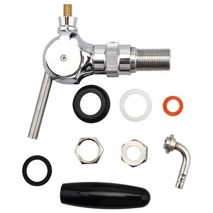 Belgianビールタップと30ミリメートルG 5/8スレッドシャンクBall Adjustableフロー制御ボールビールの蛇口Homebrew - Product Image 4
