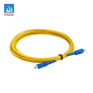 Cable de conexión de fibra óptica HSGQ SC Apc monomodo Simplex 3,0 5M para transmisión de datos