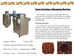 Какао фасоли гаек веялка машина bean для бар Мини Лопата крекинга машина - Product Image 2