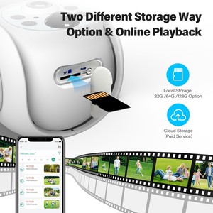 ENSTER, venta al por mayor, cámara de Panel Solar, red WiFi de baja potencia, detección de movimiento PTZ, Sensor CMS para exteriores, tarjeta de memoria, nube de datos - Product Image 5