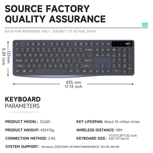 3 Adjustable DPI Metal Color <strong>Mouse</strong> and <strong>Keyboard</strong> Set 2.4G Wireless <strong>Keyboard</strong> and <strong>Mouse</strong> Combo for <strong>Computer</strong>/Laptop/Windows/Mac