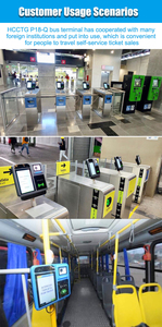 4G di biglietto pubblico automatico senza contanti o P18-Q di validatore Contactless della macchina per il pagamento del Bus di codice - Product Image 5