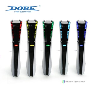 DOBE fabrika doğrudan tedarik renkli aydınlık ışık halkası PS5 ince Pro oyun konsolu için atmosfer ışığı RGB LED ışık şerit dekor - Product Image 6