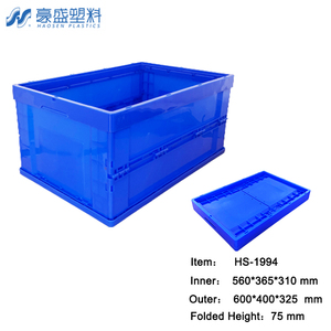 Cesta de transporte de almacenamiento de malla de PP plegable Contenedores logísticos apilables que ahorran espacio Reciclables y ecológicos - Product Image 5