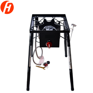 Passed <strong>Certificated</strong> Heavy Duty Single Burner Outdoor Stove Propane <strong>Gas</strong> Cooker With 10PSI <strong>Regulator</strong>