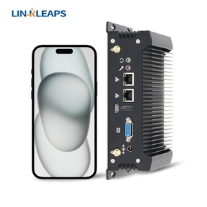 Nuovo prodotto di personalizzazione Fanless industriale Mini PC Embedded Computer industriale con Intel 4th to 13th Gen i7 i5 i3 processori - Product Image 2