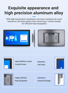 Eingebettete lüfter lose Win-Dow Android Wifi kapazitive Ip65 LCD-Anzeige Digital Signage Industrielle Touchscreen-Monitore 12.1 15 15.6 - Product Image 5