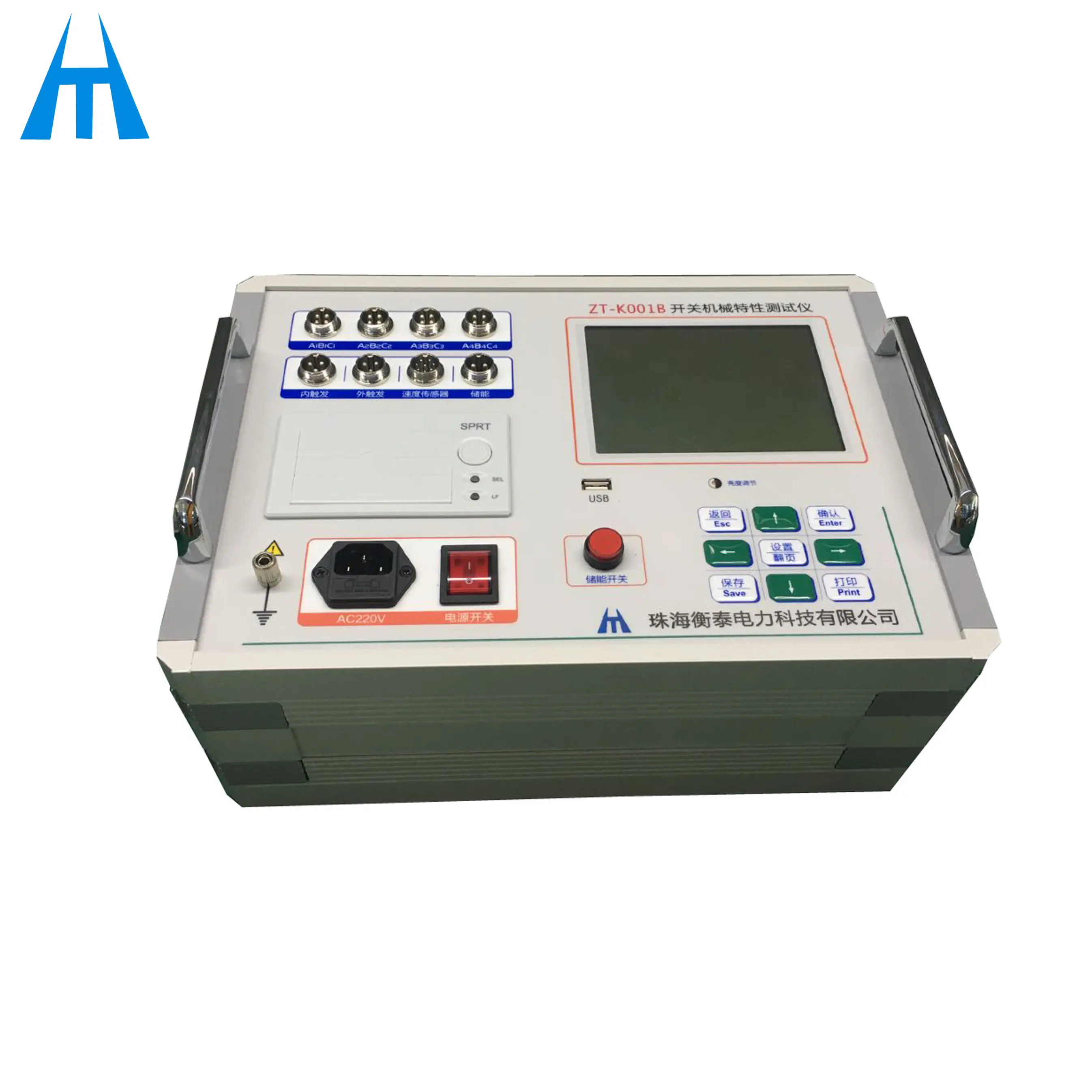 ZT-K001B Instrument pour Caractéristiques Dynamiques de Circuit Disjoncteurs Haute Tension Commutateur Testeur Circuit Disjoncteur Test Machine