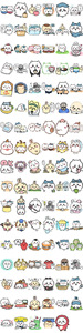 2024 yeni 100 adet japon animesi sevimli hayvanlar güzel Chiikawa <span class=keywords><strong>sticker</strong></span> - Product Image 2